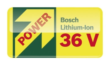 Bosch DIY Akku-Rasenmäher Rotak 32 LI High Power, Akku, Ladegerät, Grasfangbox 31 l (36 V, Ergoflex-System, Schnittbreite 32 cm, Schnitthöhe 30-60 mm) - 